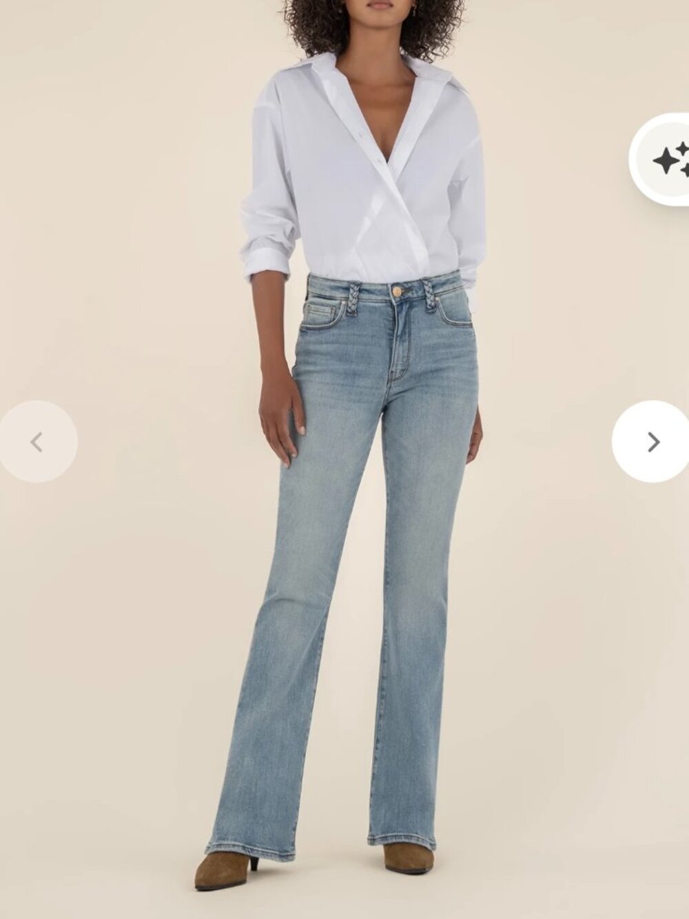 NWT - Women's Kut From The Kloth Ana High Rise Flare Jeans - Size 6